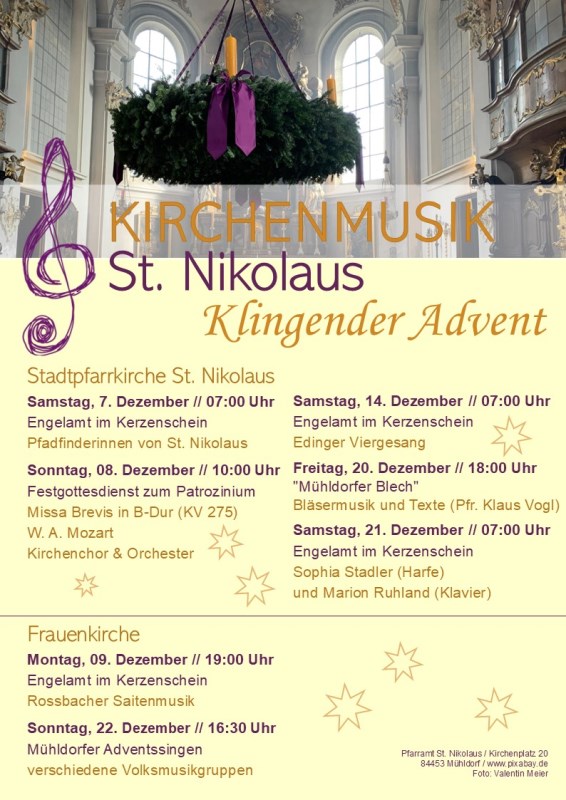 Kirchenmusik im Advent