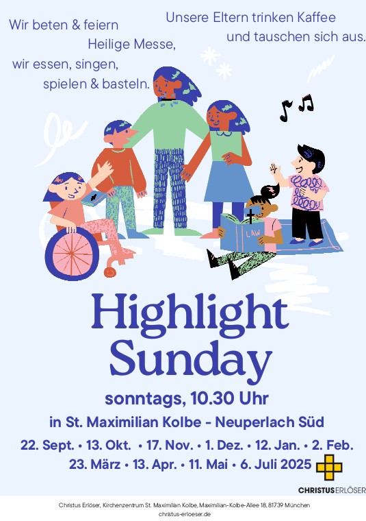 Flyer zu Highlight Sundays 24/25