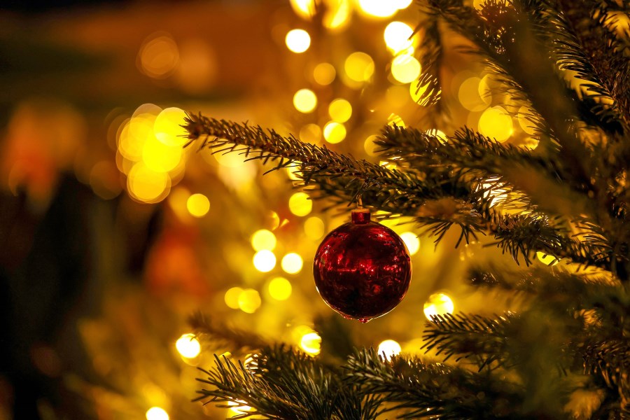 Weihnachtsbaum mit Kugel