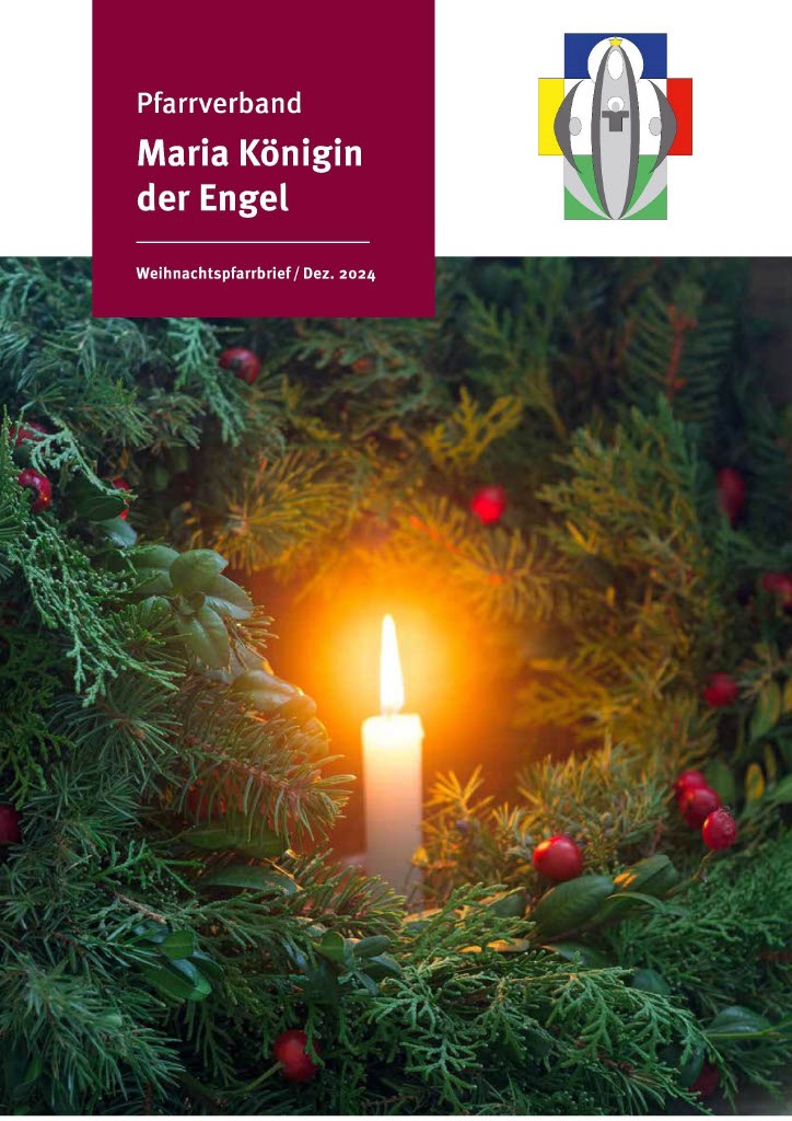 Titelbild des Weihnachtspfarrbriefes des PV Maria Königin der Engel Dezember 2024
