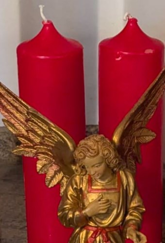 Engel+2Adventskerzen