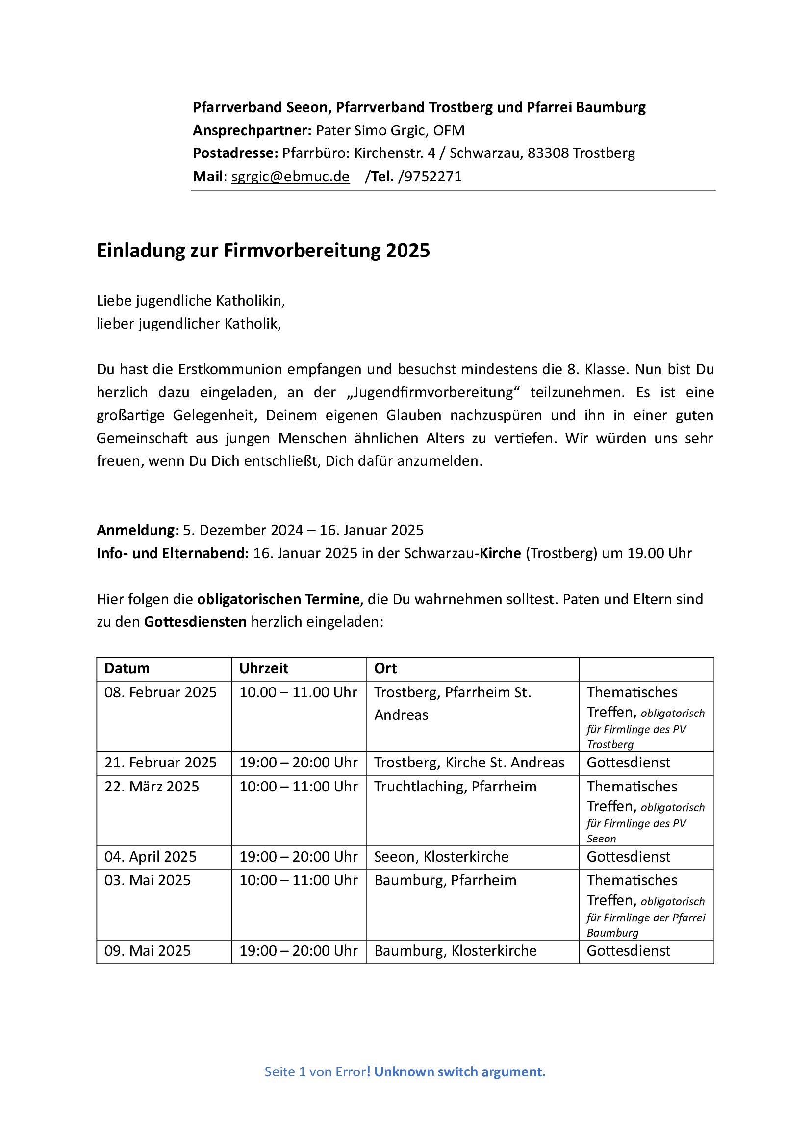 Firmung 1