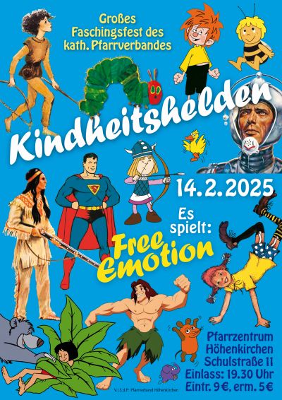 Kindheitshelden Plakat A5 neu