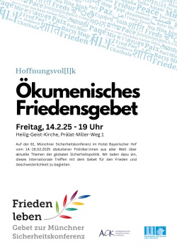 SiKo 2025 Ökum. Friedensgebet 14.02.2025