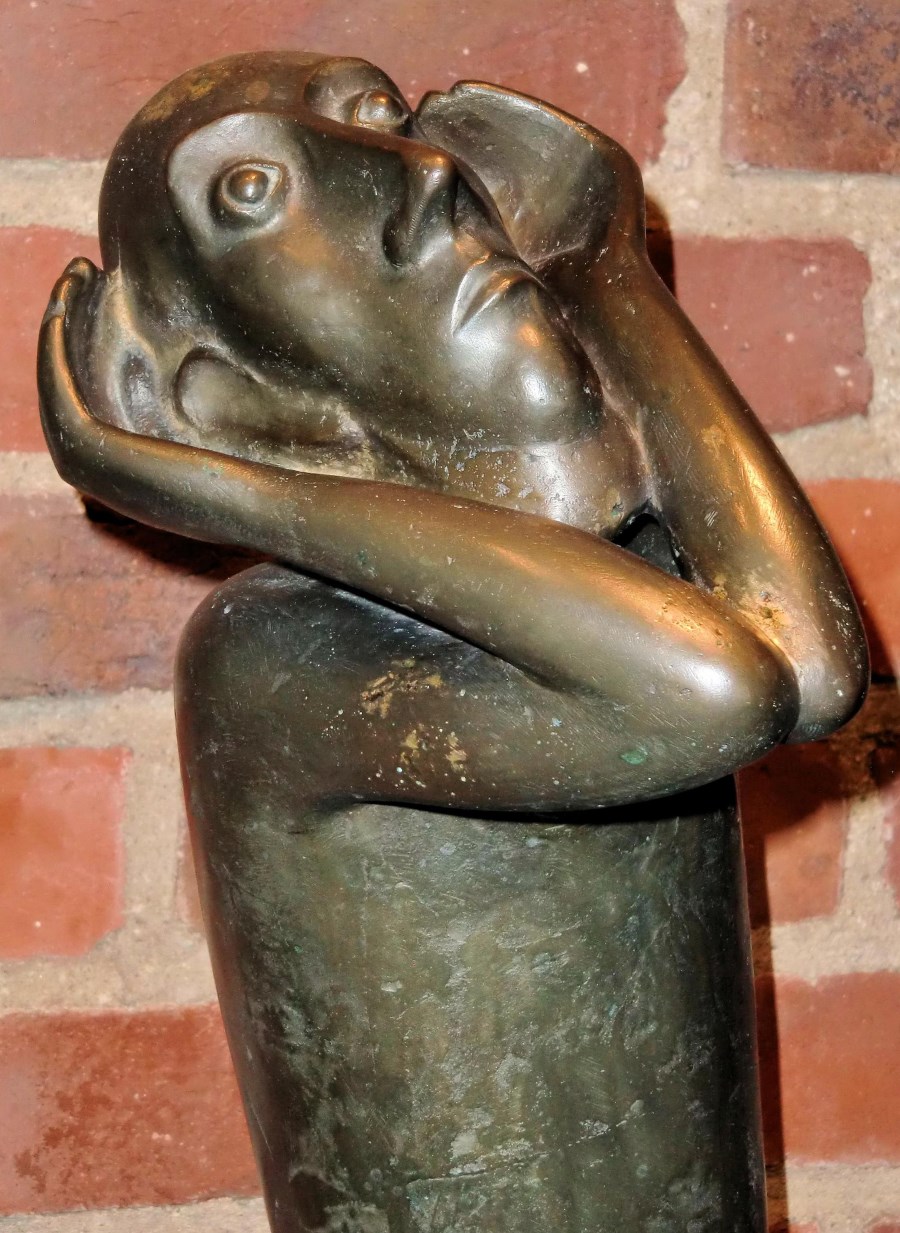 Toni Zenz: Der Hörende (1958), <br/>Foto von Peter Wallmann