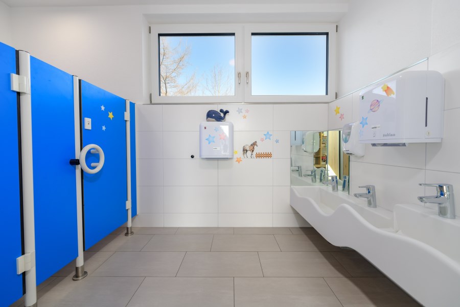 Toilette Blau