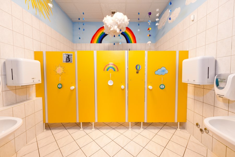 Toilette Gelb