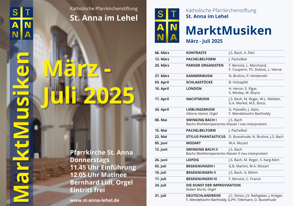 Marktmusiken Flyer