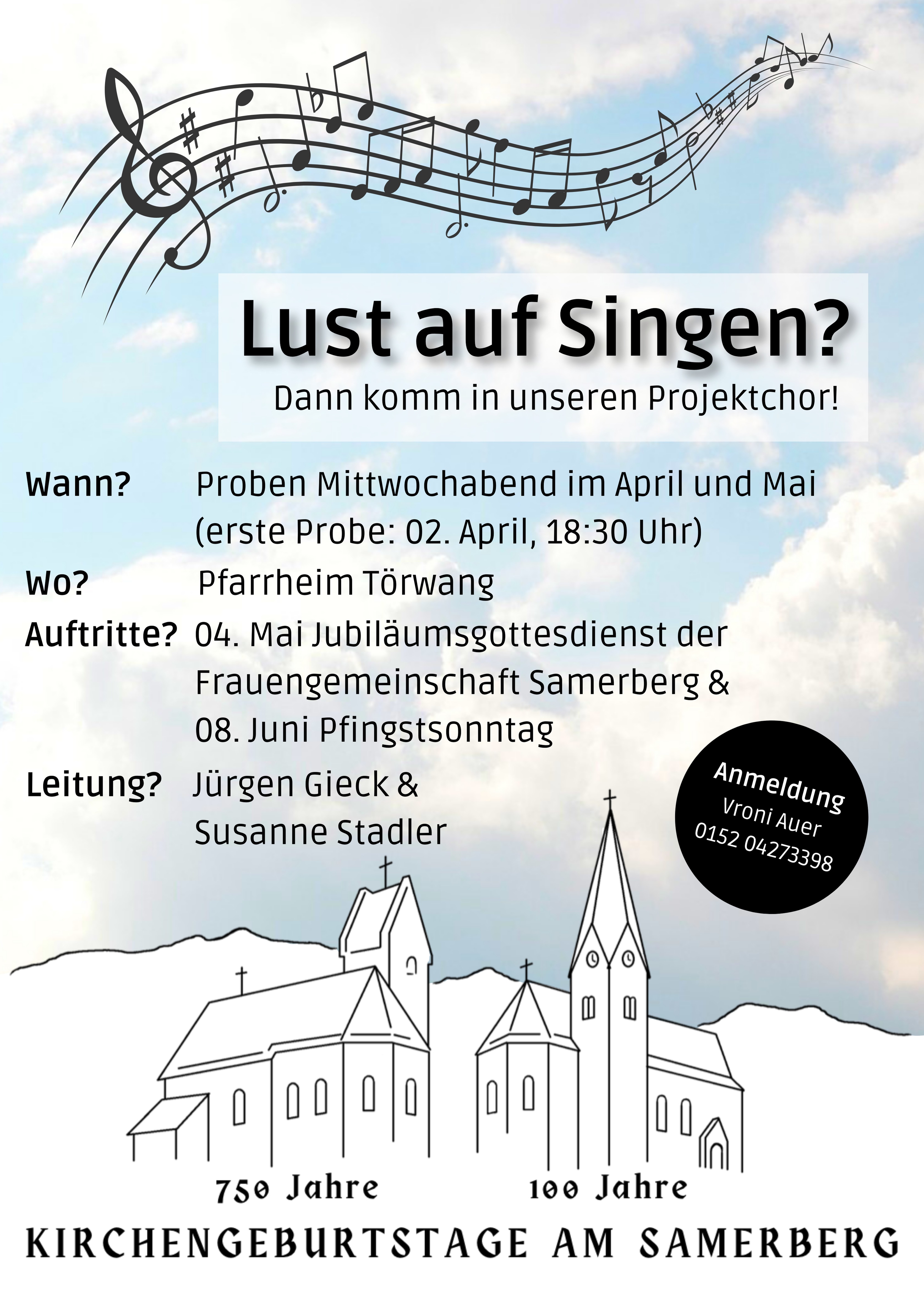SAM Kirchenjubläum Projektchor