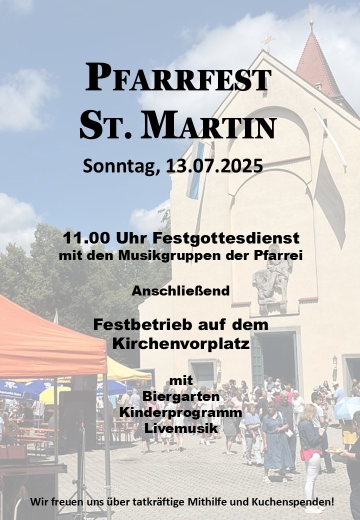 Festbetrieb vor der Pfarrkirche