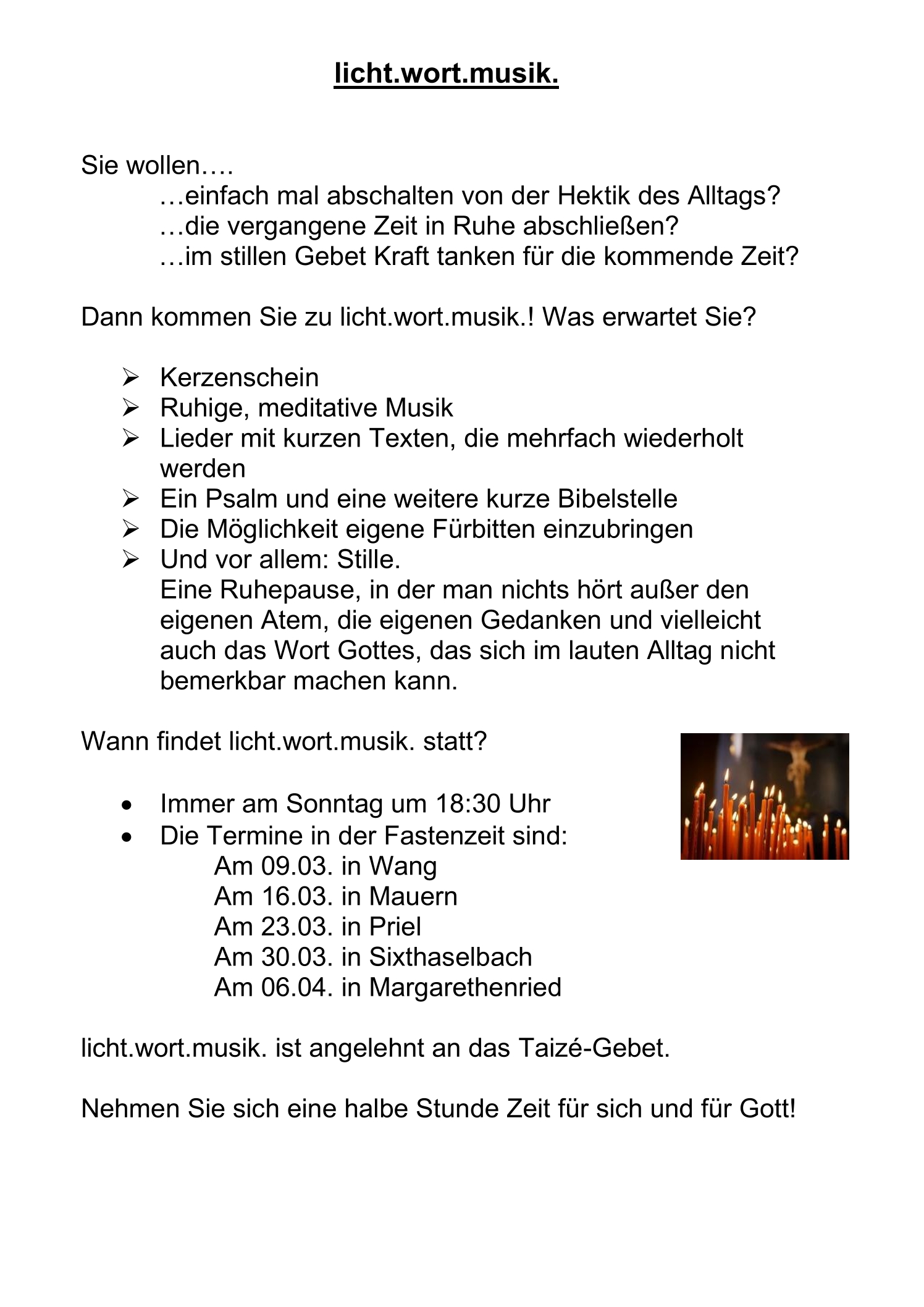 Pfarrnachrichten Hörgertshausen Margarethenried vom 03.02.2025 bis 06.04.2025 Seite 3