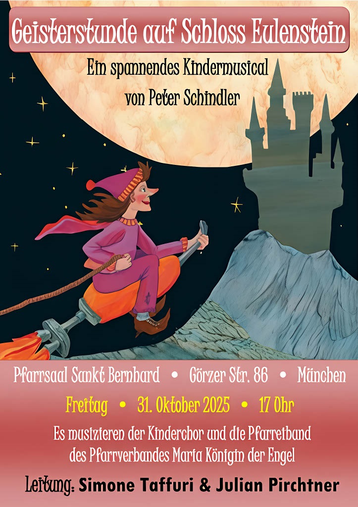 Kindermusical Geisterstunde auf Schloss Eulenstein in St. Bernhard