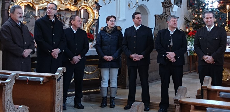 Die Kirchenverwaltungen aus Greiling und Reichersbeuern