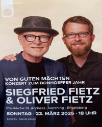 Konzertplakat Siegfried Fietz