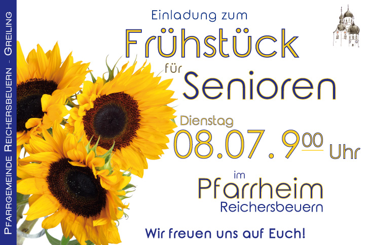 Einladung zum Frühstück für Senioren