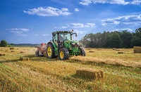 Traktor Stroh Ernte