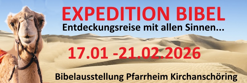 Plakat Bibelausstellung Kas 2026