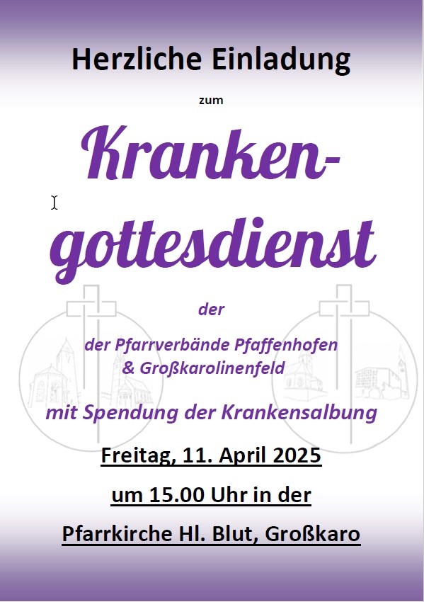 Krankengottesdienst 11.04.2025