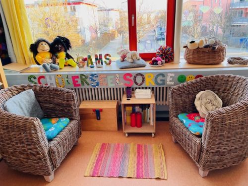 Raum der Schulseelsorge "SAMS" an der Grundschule an der Schäferwiese in München Obermenzing