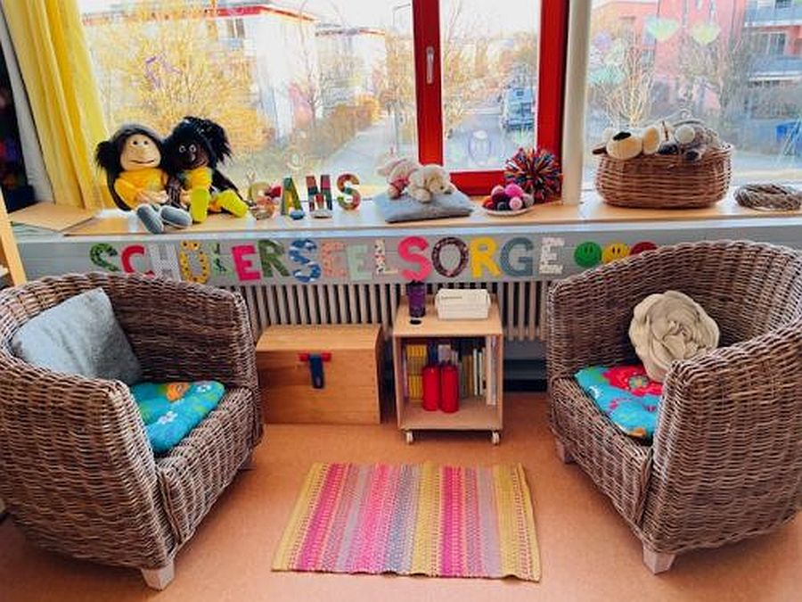 Raum der Schulseelsorge "SAMS" an der Grundschule an der Schäferwiese in München Obermenzing