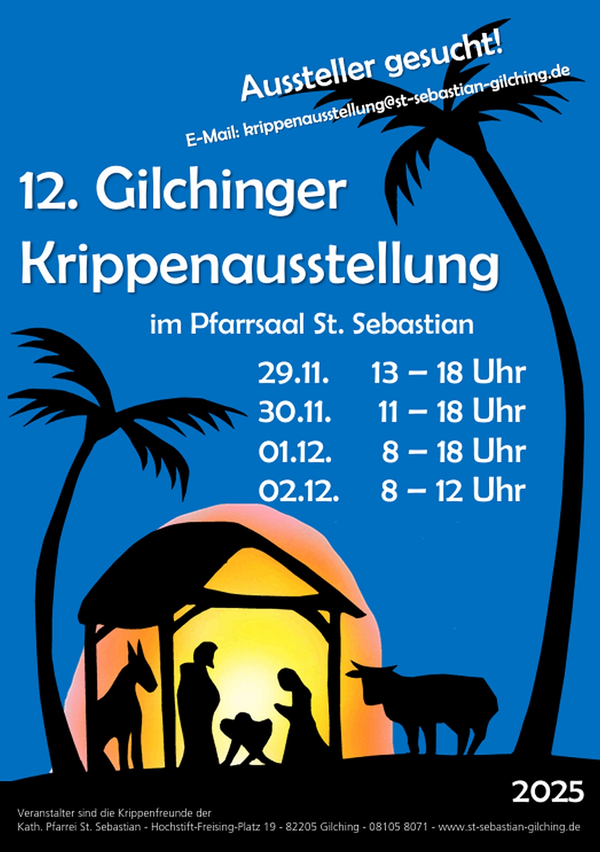 Krippenausstellung2025_Plakat - Flyer-Ausstellergesucht
