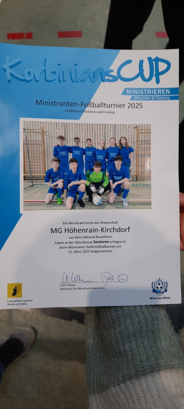 Korbinanscup 2025 Seniorenmannschaft