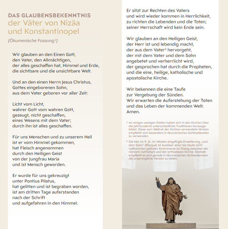 Glaubensbekenntnis - Licht vom Licht 2025