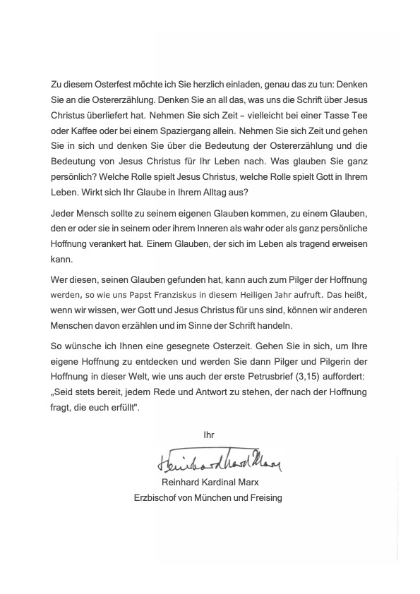 Ostergruß Kard. Marx an die Senioren_2025_2