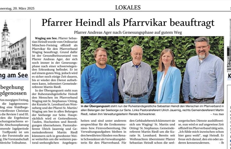 Pfarrer i.R. Sebastian Heindl