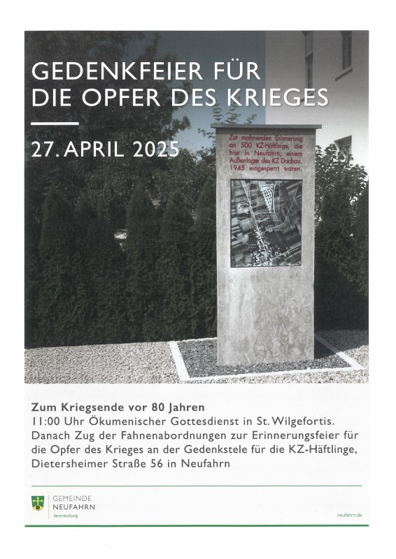 Gedenkfeier Kriegsende