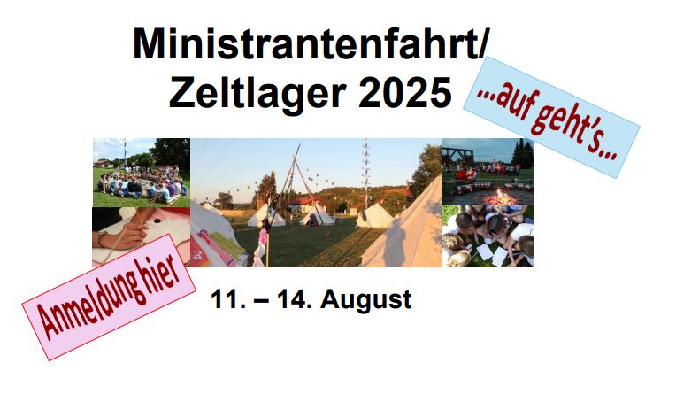 Minifahrt Zeltlager