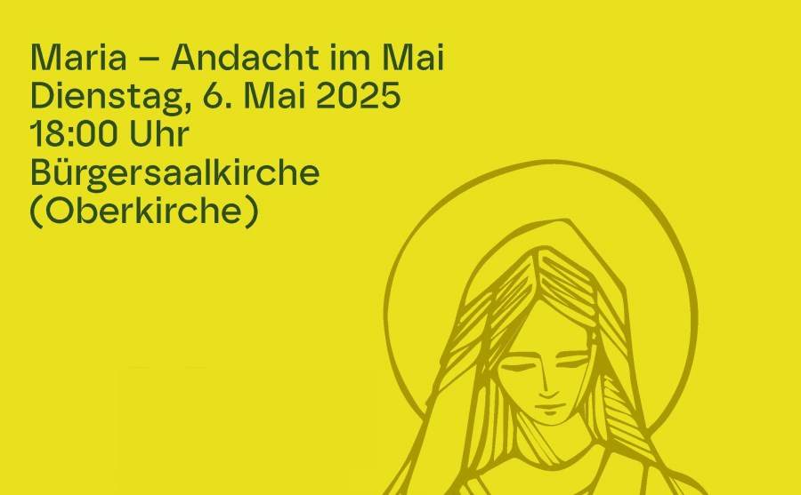 Plakat Stadtmaiandacht