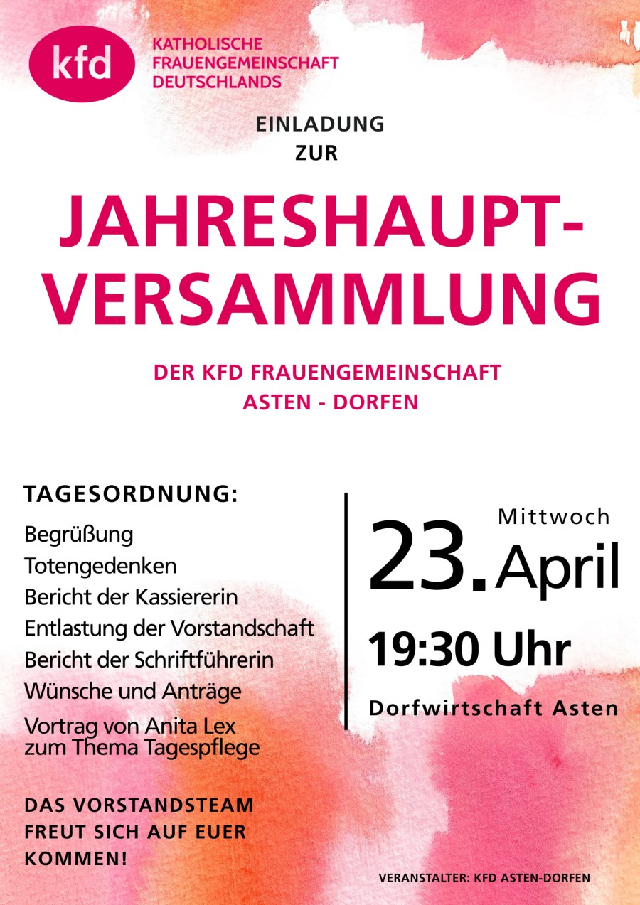 JHV kdf Asten 2025