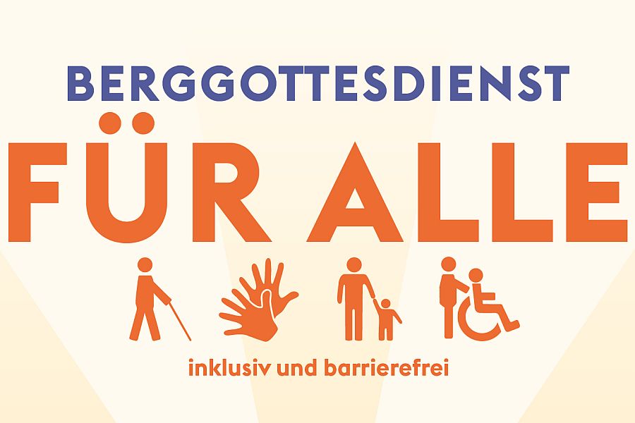 Plakat des Berggottesdienstes für alle am 29. Juni 2025 am Hochfelln.
