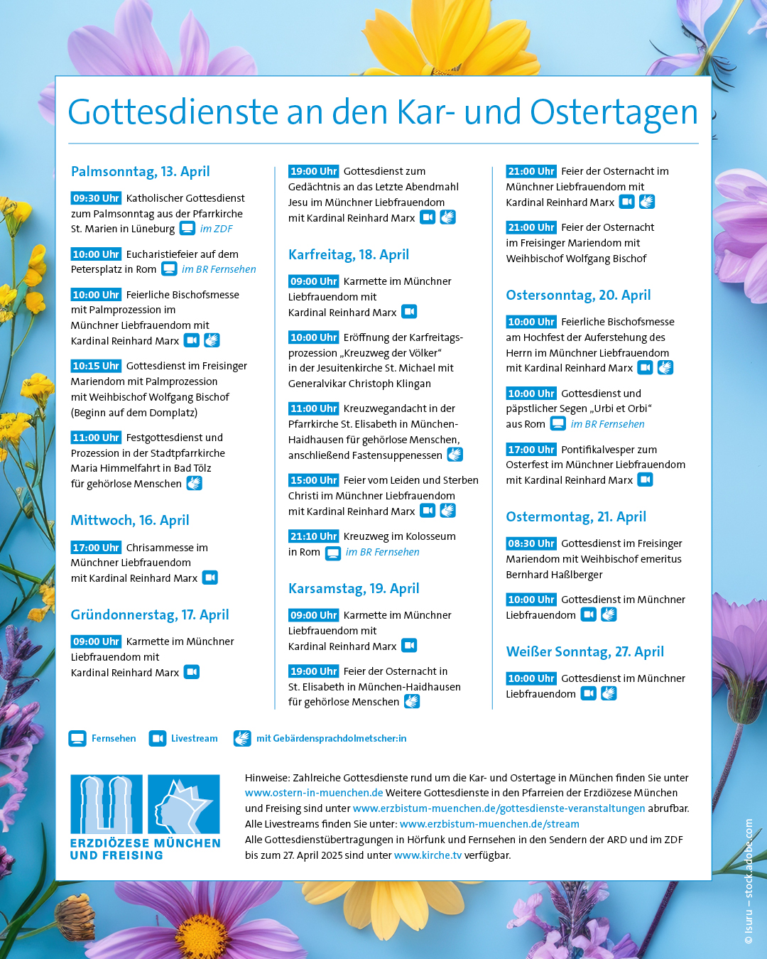 Gottesdienste Ostern