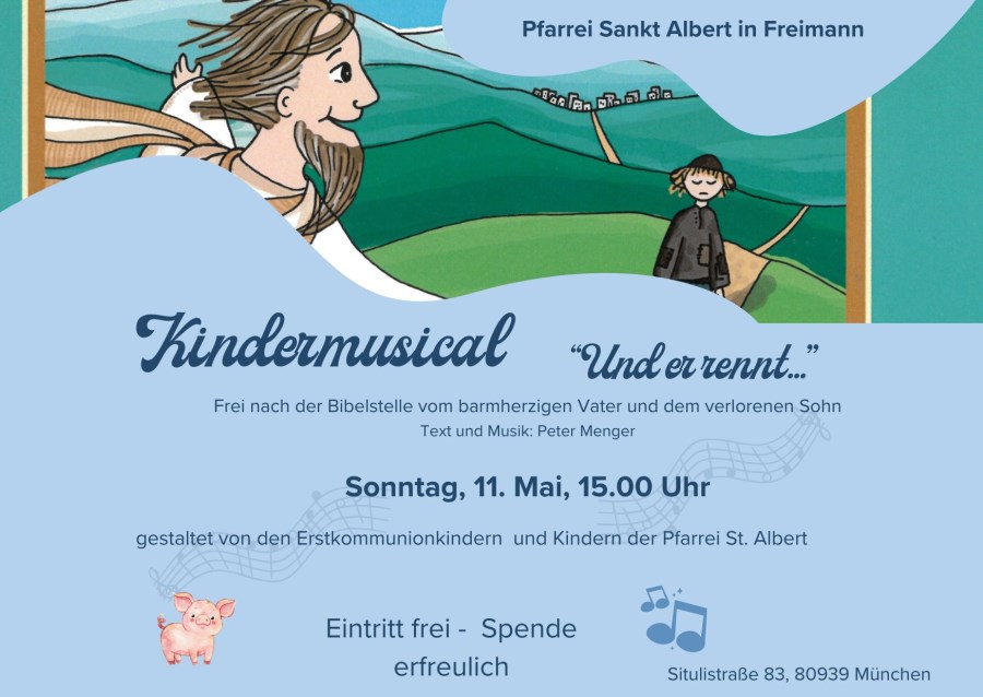Kindermusical am 11. Mai 2025 in St. Albert