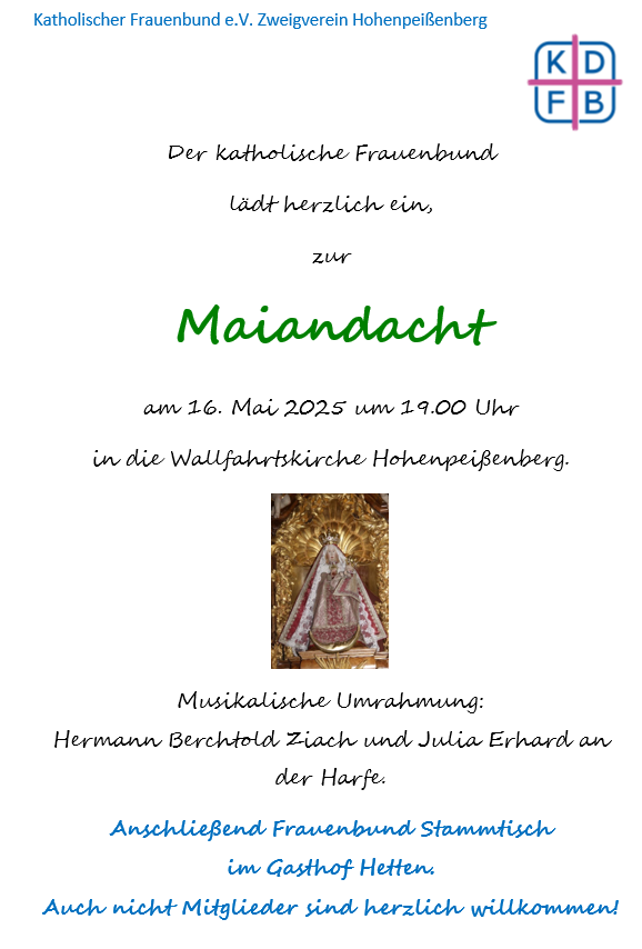 Maiandacht 2025