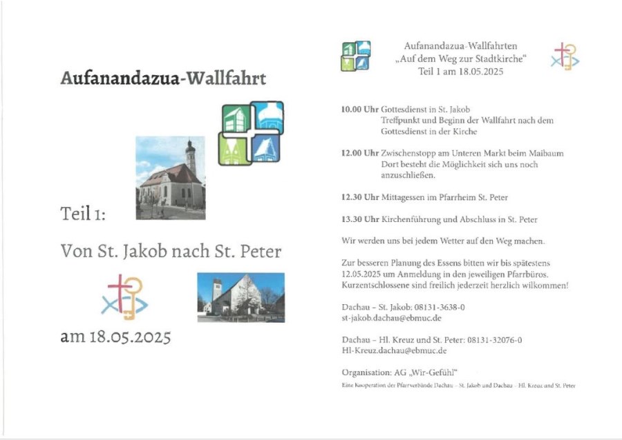 Aufeinanderzu Wallfahrt