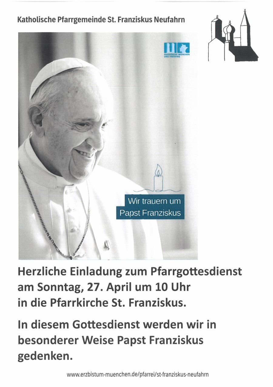 Gedenkgottesdienst Papst