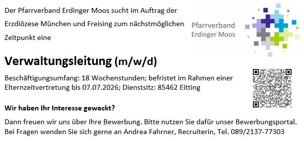 Stellenanzeige Verwaltungsleitung