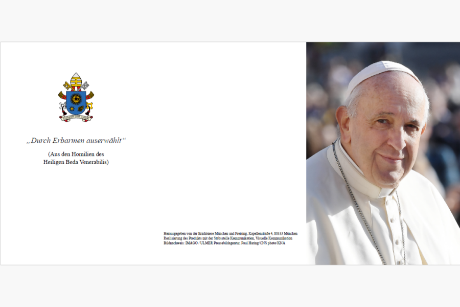 Gebetsbild Papst Franziskus