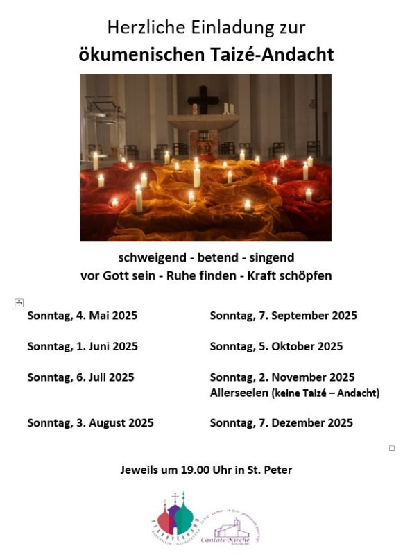 Taizè Andachten 2025