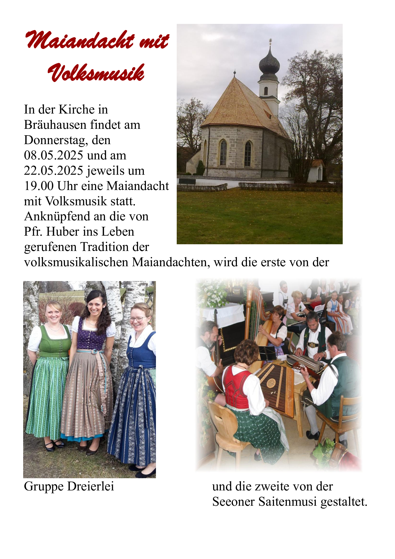 Maiandacht