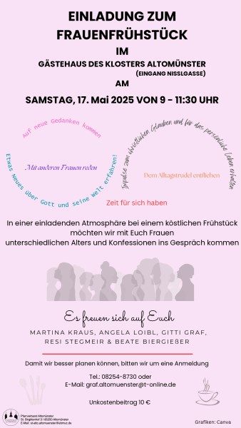 Einladung zum Frauenfrühstück