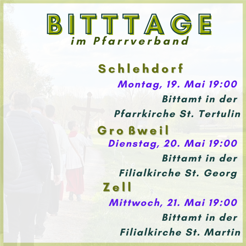 Bittage im Pfarrverband