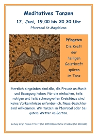 Meditatives Tanzen im Juni