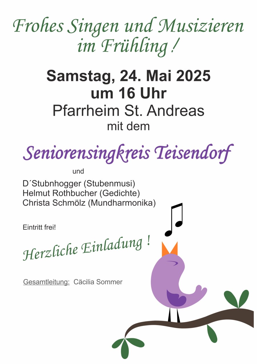 Frühjahrssingen