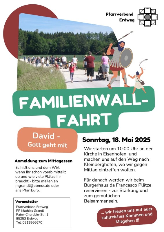 Plakat Familienwallfahrt 2025