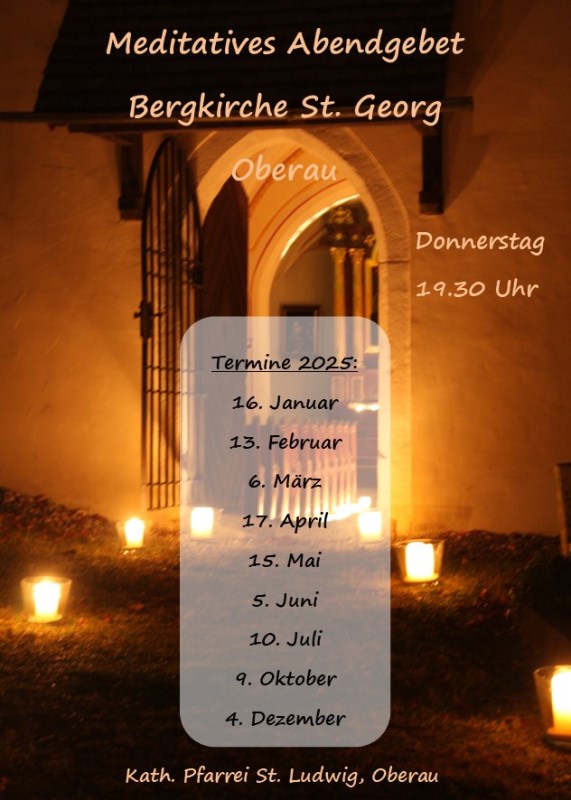 Abendgebete Sankt Georg 2025