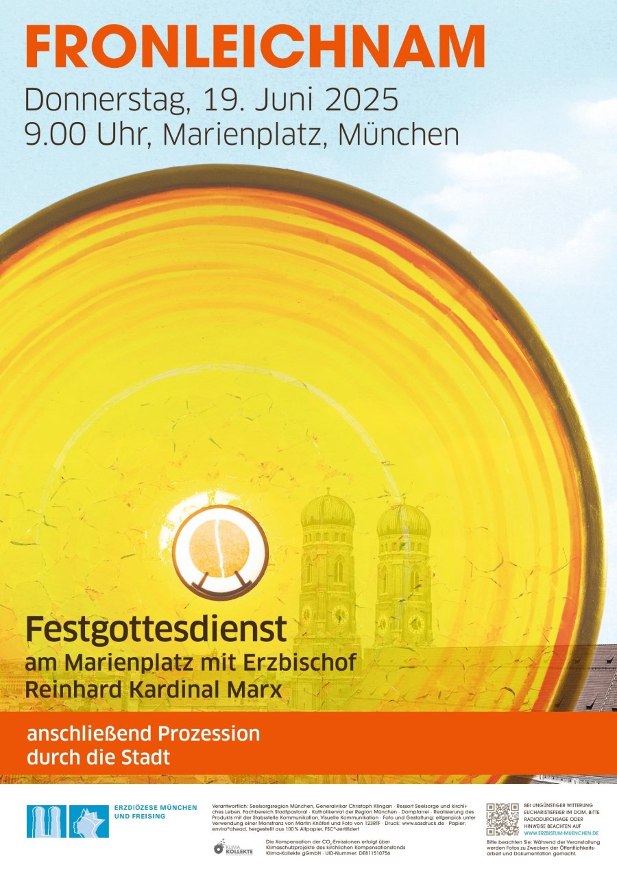 Plakat Stadtfronleichnam 2025